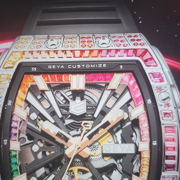 Customizable Wearable Watch - Black and Silver - Picture 4 of 4